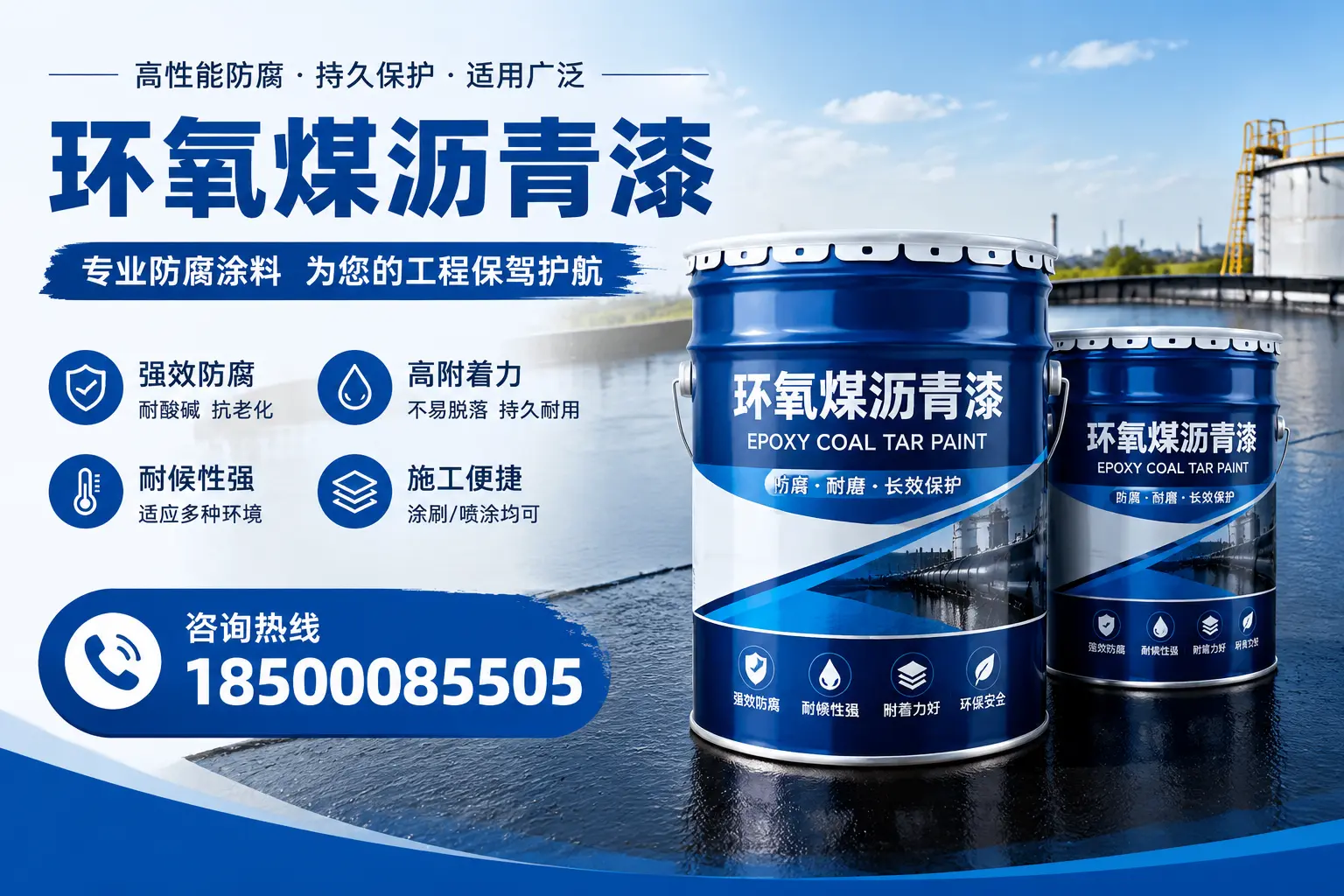 环氧煤沥青漆与其他漆类的比较，沧州用户的选择依据